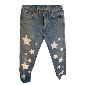 HANDPAINTED WRANGLER JEANS